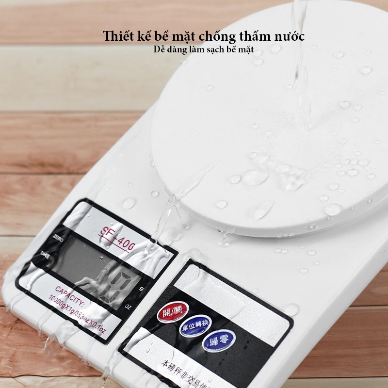 Cân Tiểu Ly Điện Tử Cân Đồ Ăn, Làm Bánh, Bếp Độ Chính Xác Cao, Định Lượng 5Kg, 10kg - CTL09 - Gia Dụng Tý Tẹo