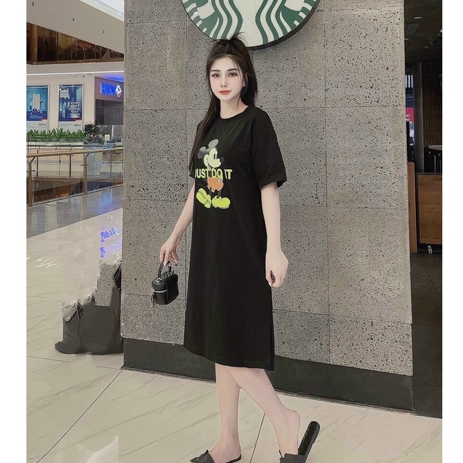 Váy suông nữ MIA 1992 - Váy babydoll nữ chất cotton thun siêu xinh