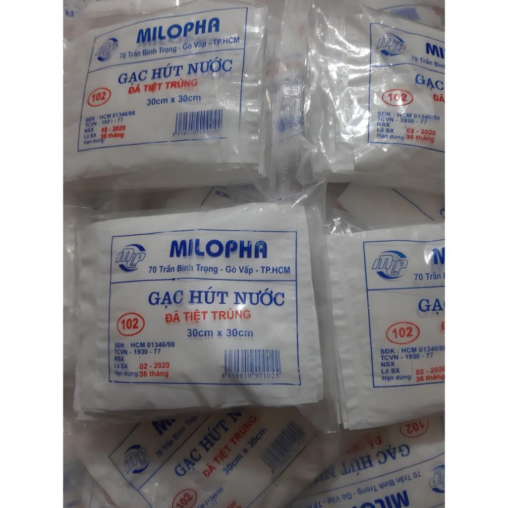 Gạc đắp mặt nạ, gạc hút nước MILOPHA dùng trong spa