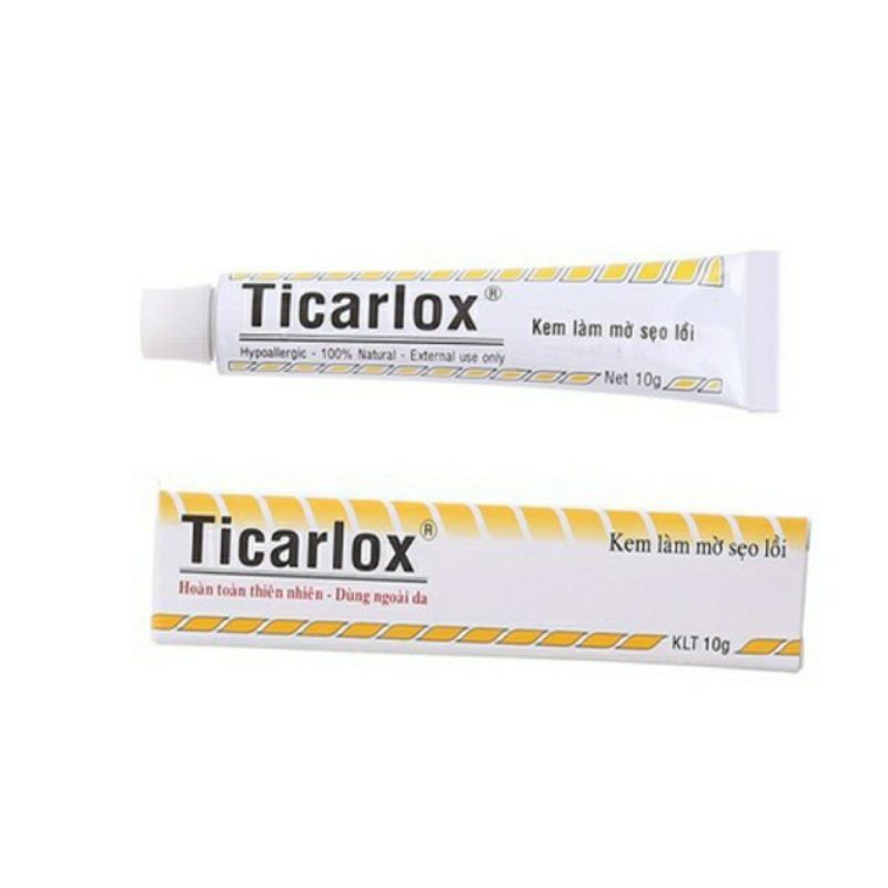 Ticarlox làm mờ sẹo lồi