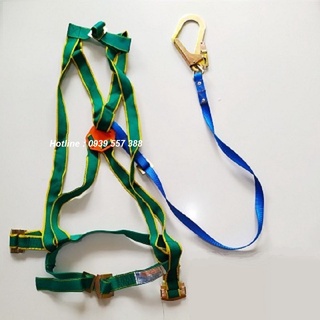 Wire work safety gloves full-body 1 hook-force load 1750 kg, safety Belt protective labor on high