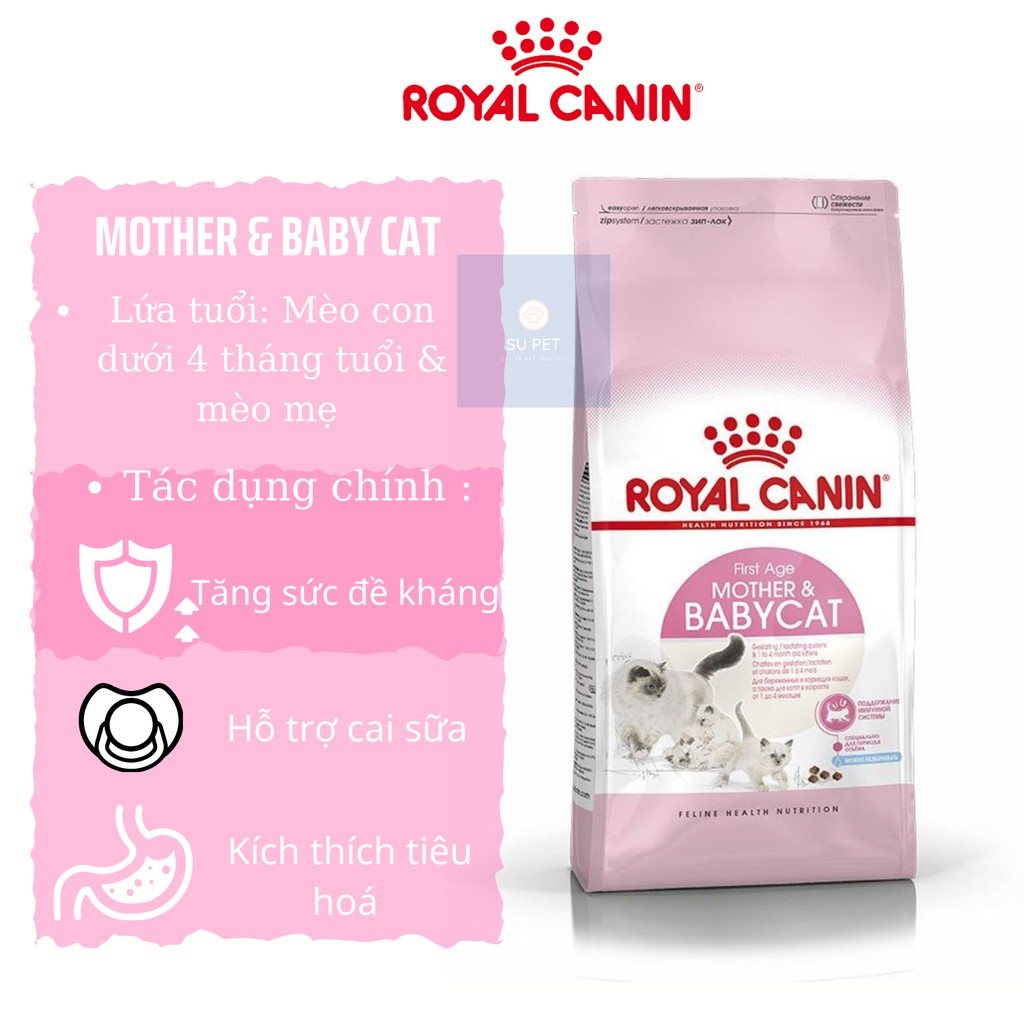 [Mã 99FMCGSALE giảm 8% đơn 500K] Thức ăn dạng hạt Royal Canin dành cho mèo mọi lứa tuổi