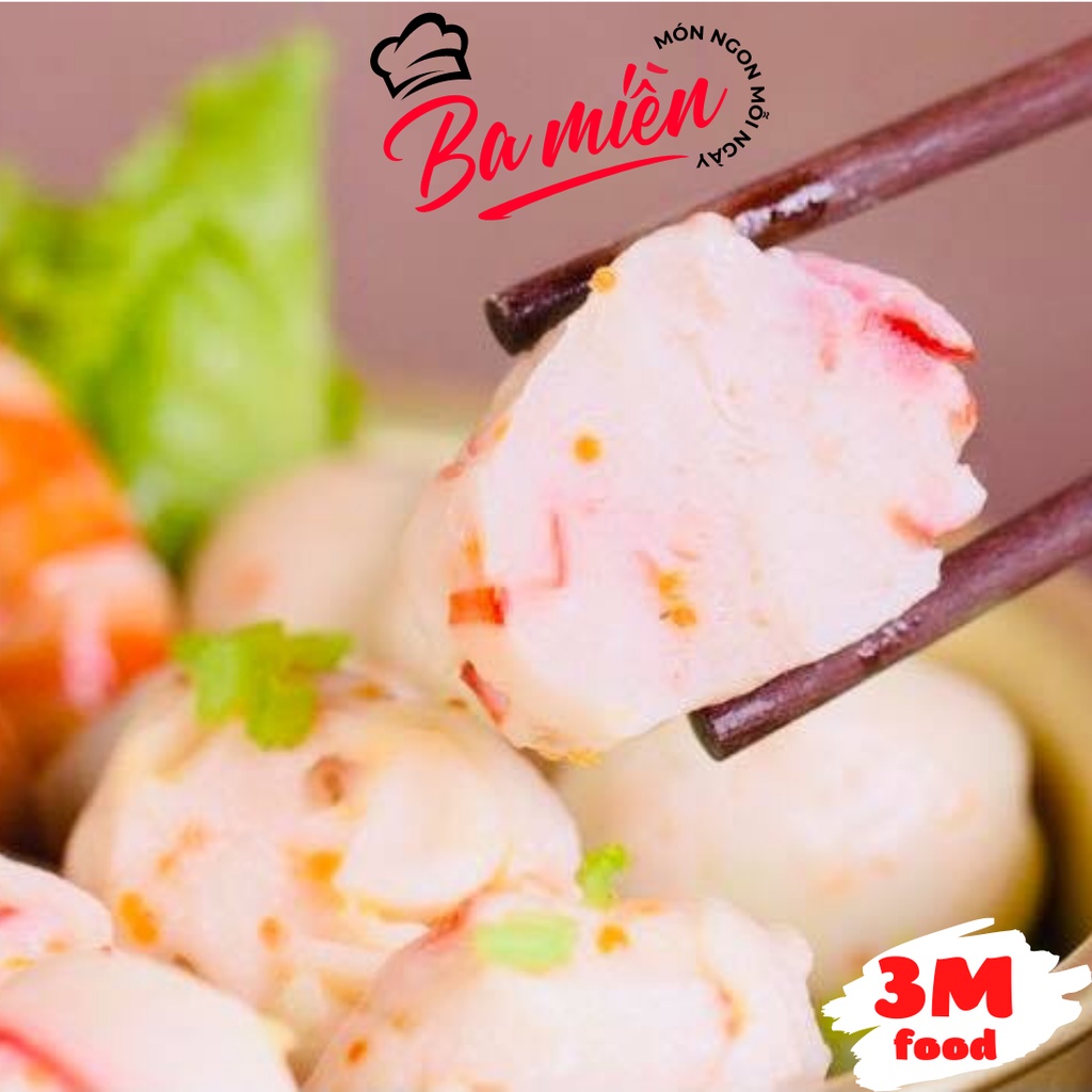 Tôm hùm viên malaysia siêu phẩm thả lẩu EB túi 500gr  3M FOOD AV