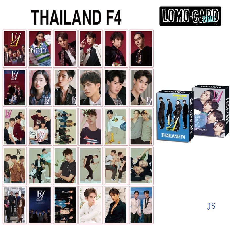 Hộp 30 Ảnh Thẻ Lomo Card F4 Thái Lan