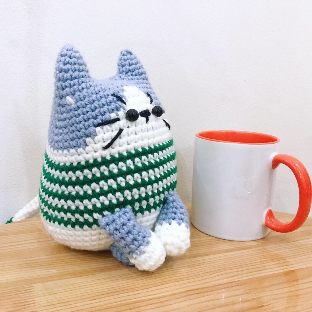 BÉ MÈO TONG TONG, MÈO MAY MẮN MÓC LEN NHỒI BÔNG SIÊU CƯNG, SIÊU DỄ THƯƠNG | RYRY STORE