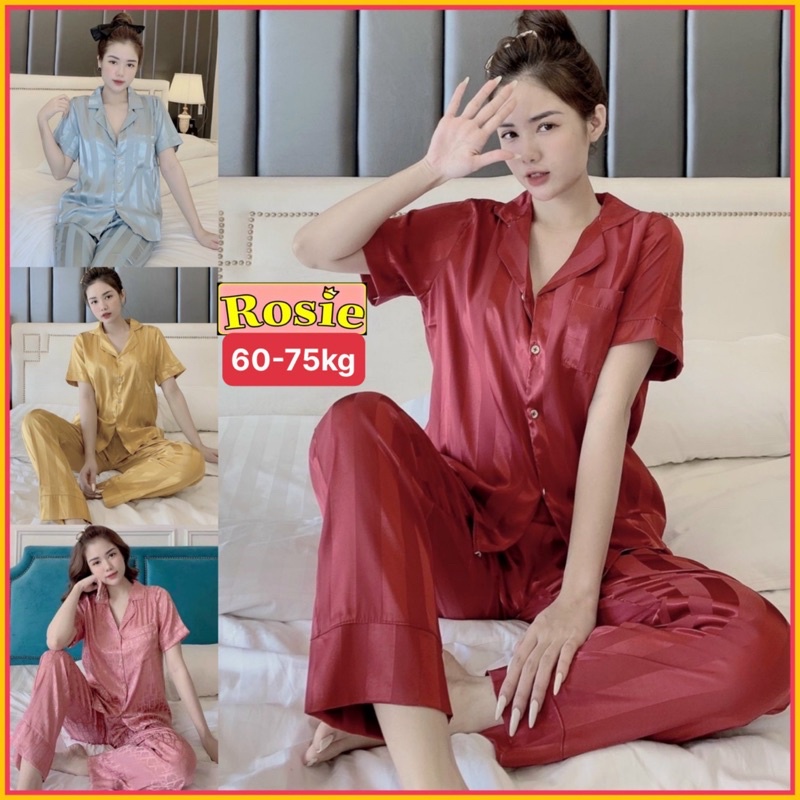 [Bigsize 60-75kg] Bộ ngủ Gấm TNQD sang trọng form to