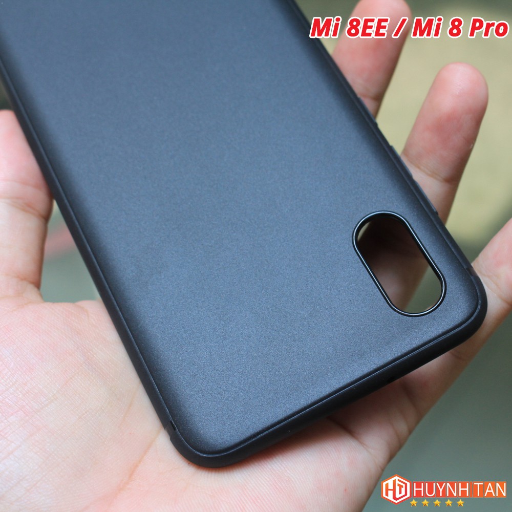 Ốp lưng Xiaomi Mi 8 EE , Mi 8 Pro , MI 8 che vân tay dẻo TPU cực mỏng ôm sát máy