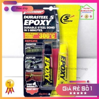 [MÃ GIẢM GIÁ 20K] Keo Dán Kim Loại EPOXY Sắt Chịu Nhiệt 300 Độ C, Siêu Dính [ BH 1 NĂM ]