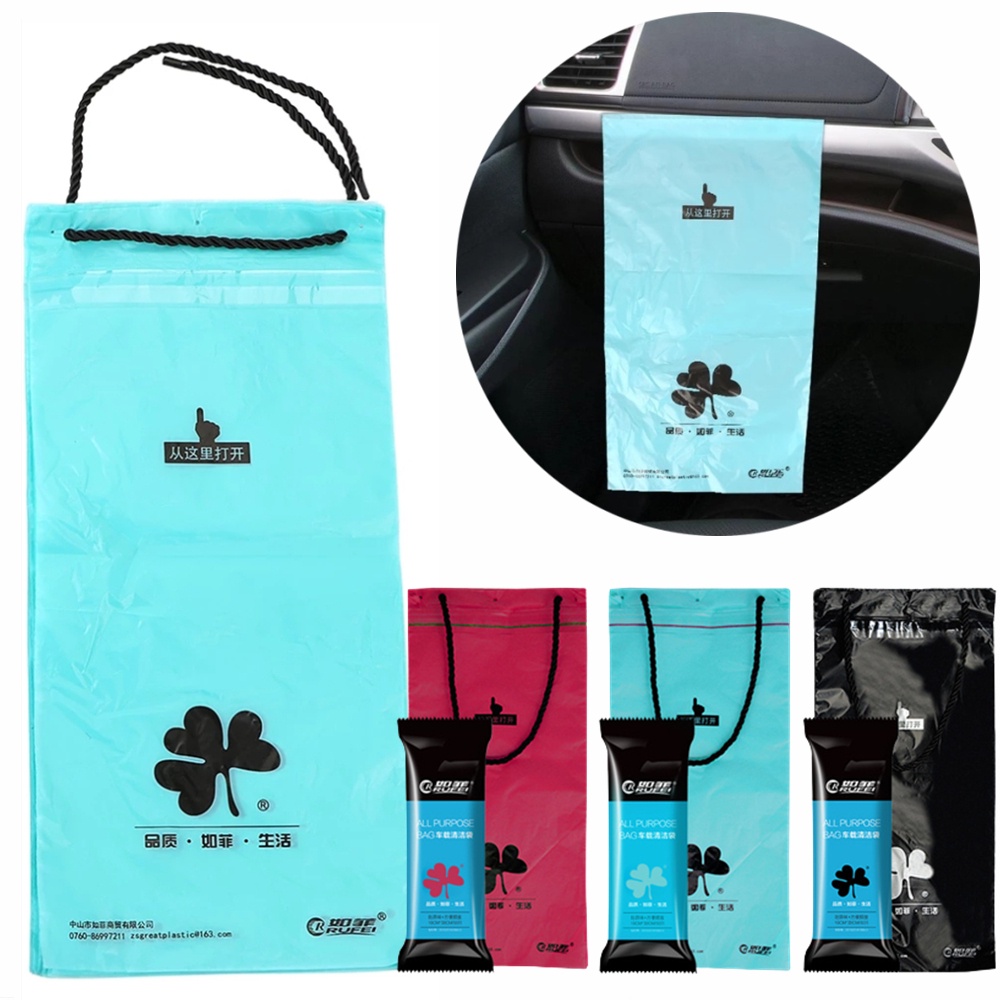 Set 50 Túi Đựng Rác Treo Lưng Ghế Xe Hơi Tiện Dụng