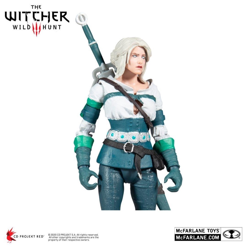 Mô hình The Witcher Ciri 18cm Elder Blood McFarlane Nhựa PVC, ABS Mô hình có khớp Chính hãng Mỹ TWMF05
