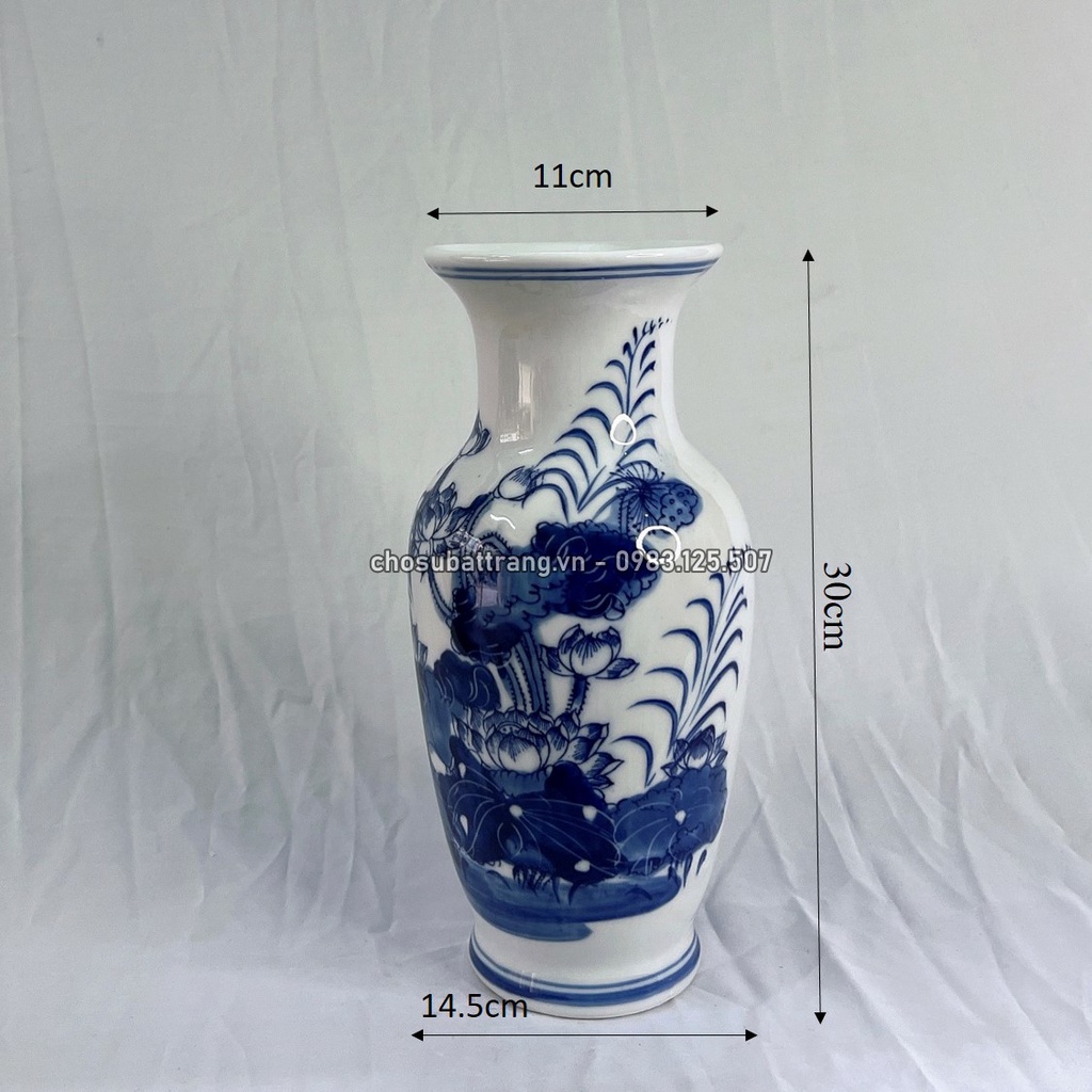 Lọ lộc bình xanh lam - đủ mẫu mã