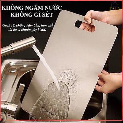 THỚT INOX 304 - KHÁNG KHUẨN - Cao cấp CƯỜNG LỰC - CHỐNG ẨM MỐC – Không han gỉ