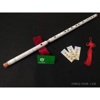 Sáo trúc dizi trắng ngọc [ có khớp nối ]