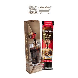 Mẫu dùng thử 1 que nước cốt cà phê đen đá nescafe