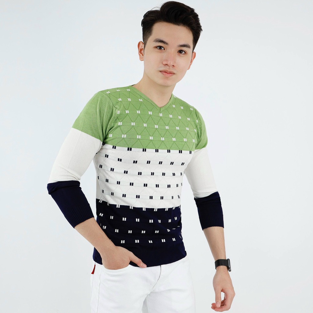 Áo len nam co giãn chất len cotton dày dặn, mềm mịn không xù thời trang cao cấp Hpfashion - TCSALN05