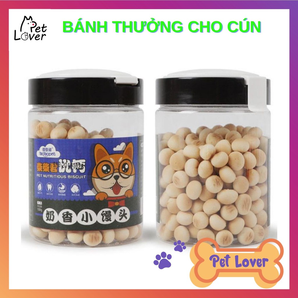 [FREESHIP] Bánh Thưởng Cho Chó Mèo Vị Sữa &amp; Trái Cây – Mã TACCM22