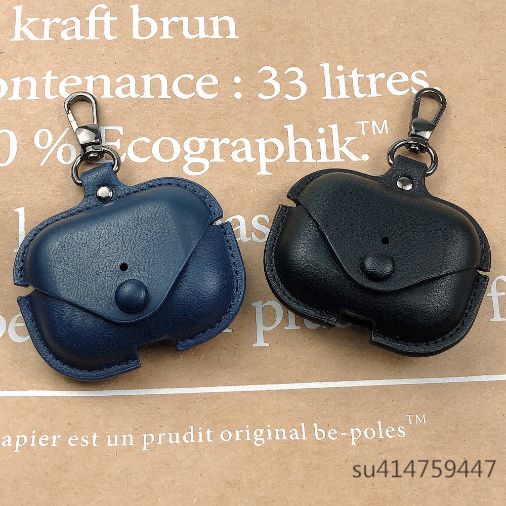 Vỏ Bảo Vệ Hộp Sạc Tai Nghe Airpods Pro 3 Bằng Da Phối Khóa Cài Kiểu Doanh Nhân Sang Trọng Ốp | BigBuy360 - bigbuy360.vn