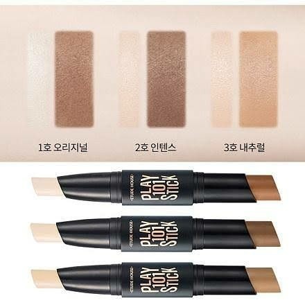 [Mã 66FMCGSALE hoàn 8% xu đơn 500K] Tạo khối 2 đầu Etude House Play 101 stick contour Duo