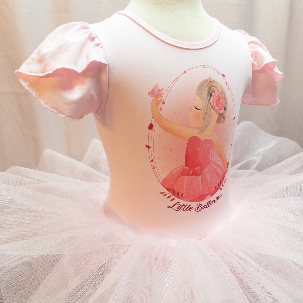 Váy múa ba lê trẻ em - BL32H Váy múa Little Ballerina xinh xắn cho bé