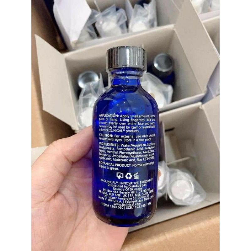 Serum B5 IS Clinical Hydra-Cool Cấp Nước phục hồi làm dịu da, giảm thâm nám đều màu da