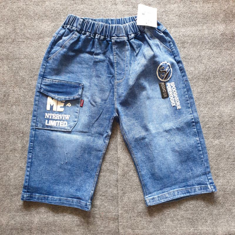 {30-45kg} Quần ngố bò bé trai size đại cồ