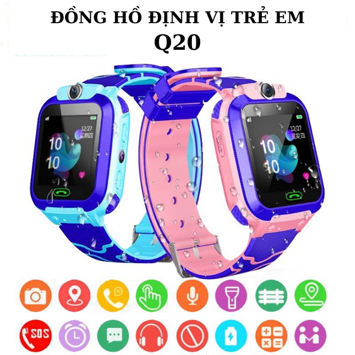 { HÀNG CÔNG NGHỆ HOT } Đồng hồ thông minh trẻ em - Đồng hồ định SW12 CHÍNH HÃNG - Camera trước - Gắn sim nghe gọi định v