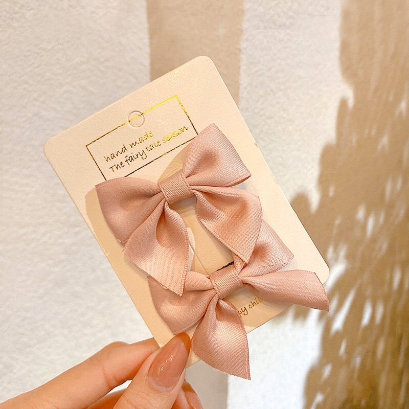 Kẹp tóc hình nơ cho bé gái điệu đà