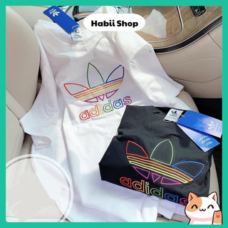 [FREESHIP] [ ẢNH - VIDEO THẬT ] Áo phông Unisex nam nữ adidas thêu chữ nổi 7 màu - Áo phông cotton co dãn 4c, form rộng