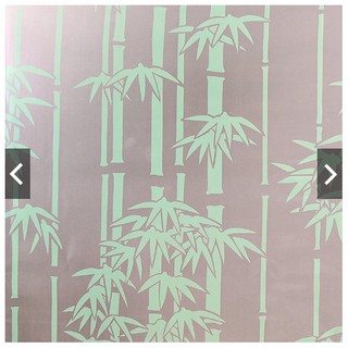 Decal dán kính trúc xanh