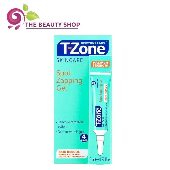 Chấm mụn siêu tốc T-Zone Skinc Spot Zapping Gel 8ml