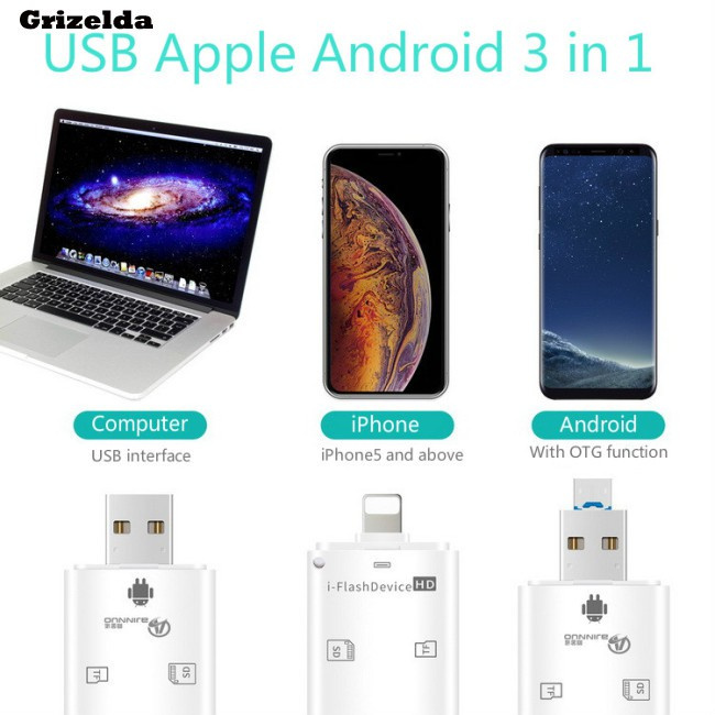 Đầu Đọc Thẻ Nhớ Sd Đa Năng Cổng Micro Usb Otg Cho Điện Thoại Android | BigBuy360 - bigbuy360.vn