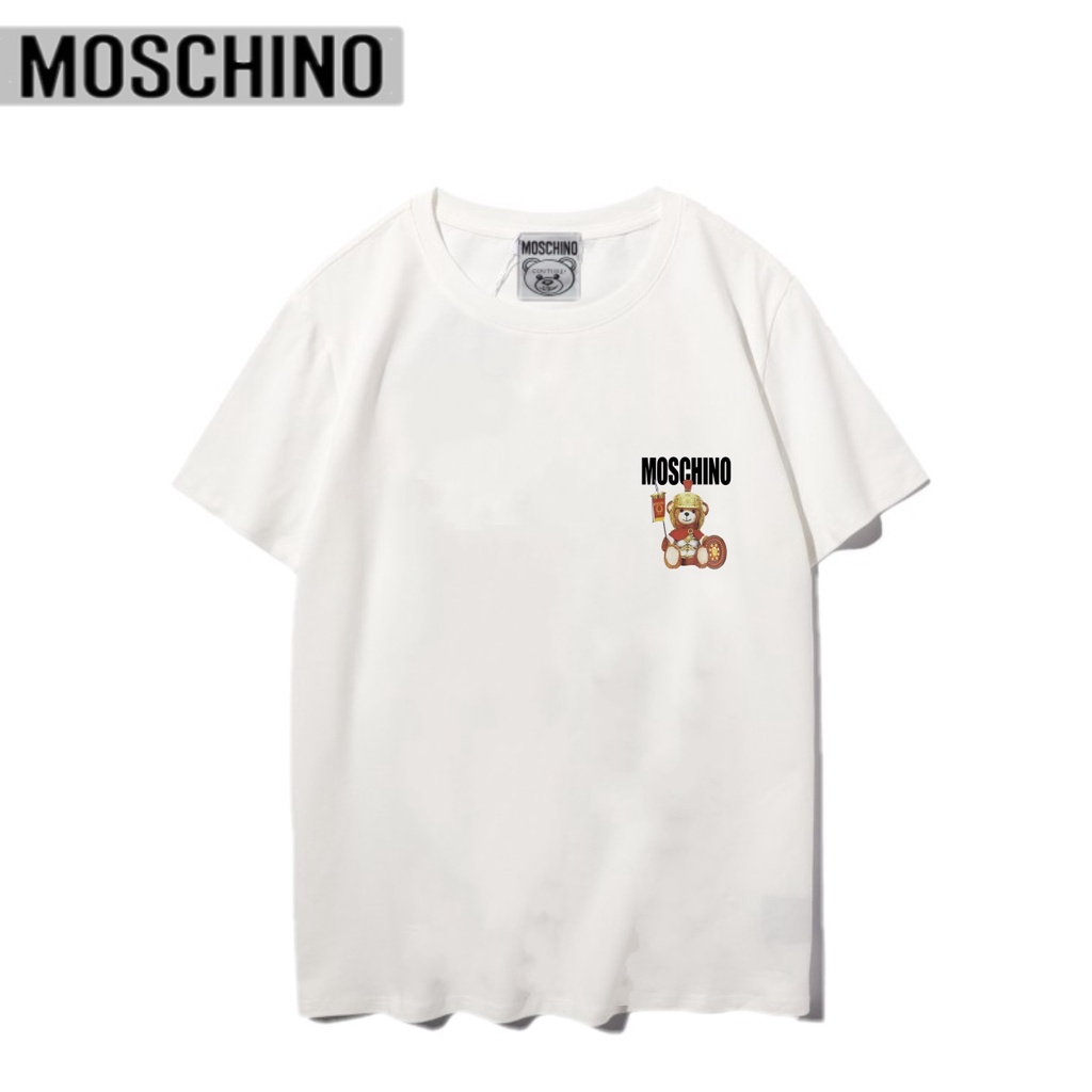 Áo thun Moschino 8830 tay ngắn cổ tròn in họa tiết thời trang dành cho cả nam và nữ