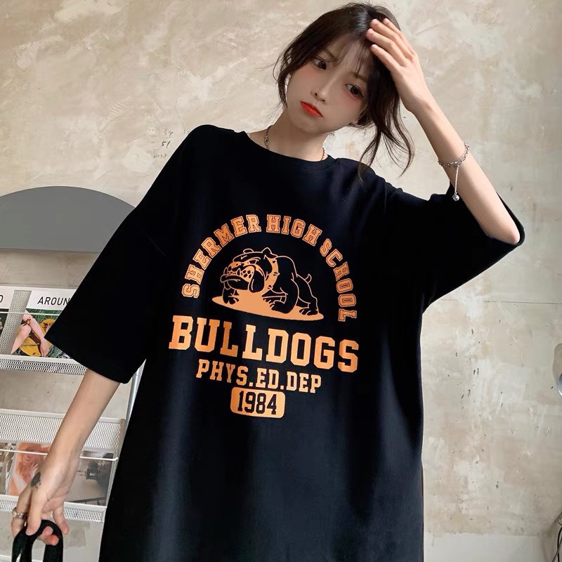 [HÀNG HÈ, KÈM QUÀ TẶNG] ÁO THUN, ÁO PHÔNG NAM NỮ BULL 2 MÀU ĐEN TRẮNG SIÊU CHẤT TEENS FASHION