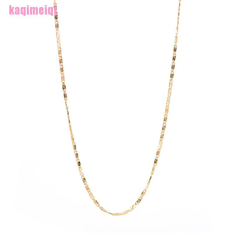 Vòng cổ Mạ Vàng 2mm 16-30 Inch Cho Nam