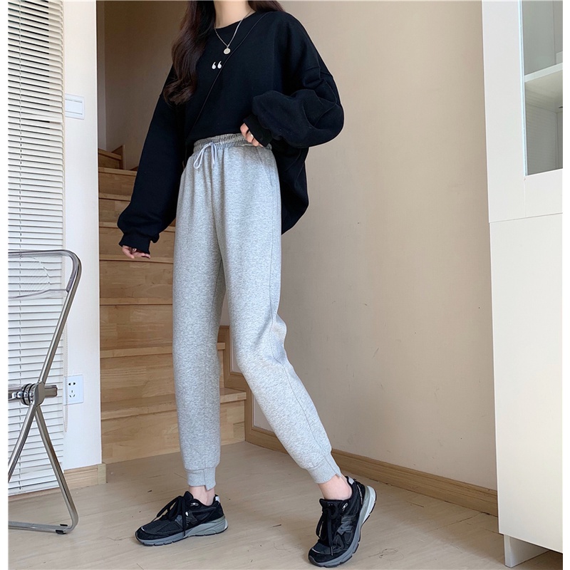 Quần Dài Lưng Cao Phong Cách Hàn Quốc Cho Nữ