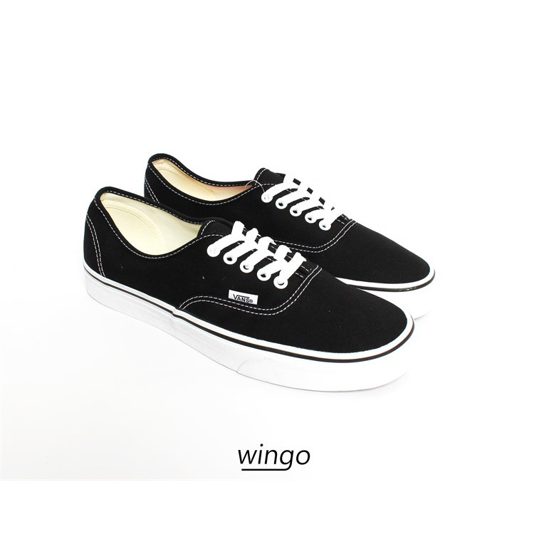 (Giày Chính Hãng) Vans Authentic Classic Black/White