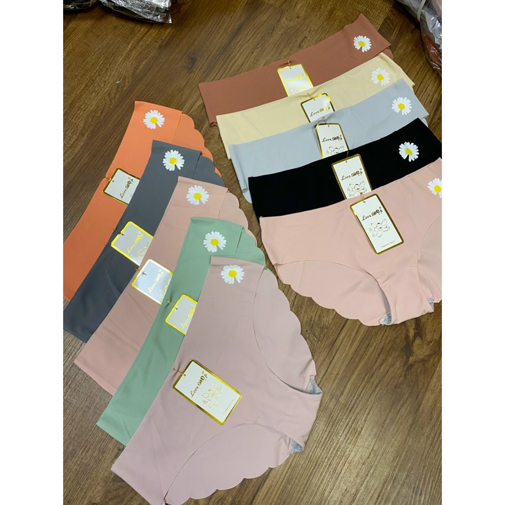 Quần lót nữ❤️ Combo 10 Quần su 1038 hoa cúc❤️Chất mềm mịn,thấm hút mồ hôi