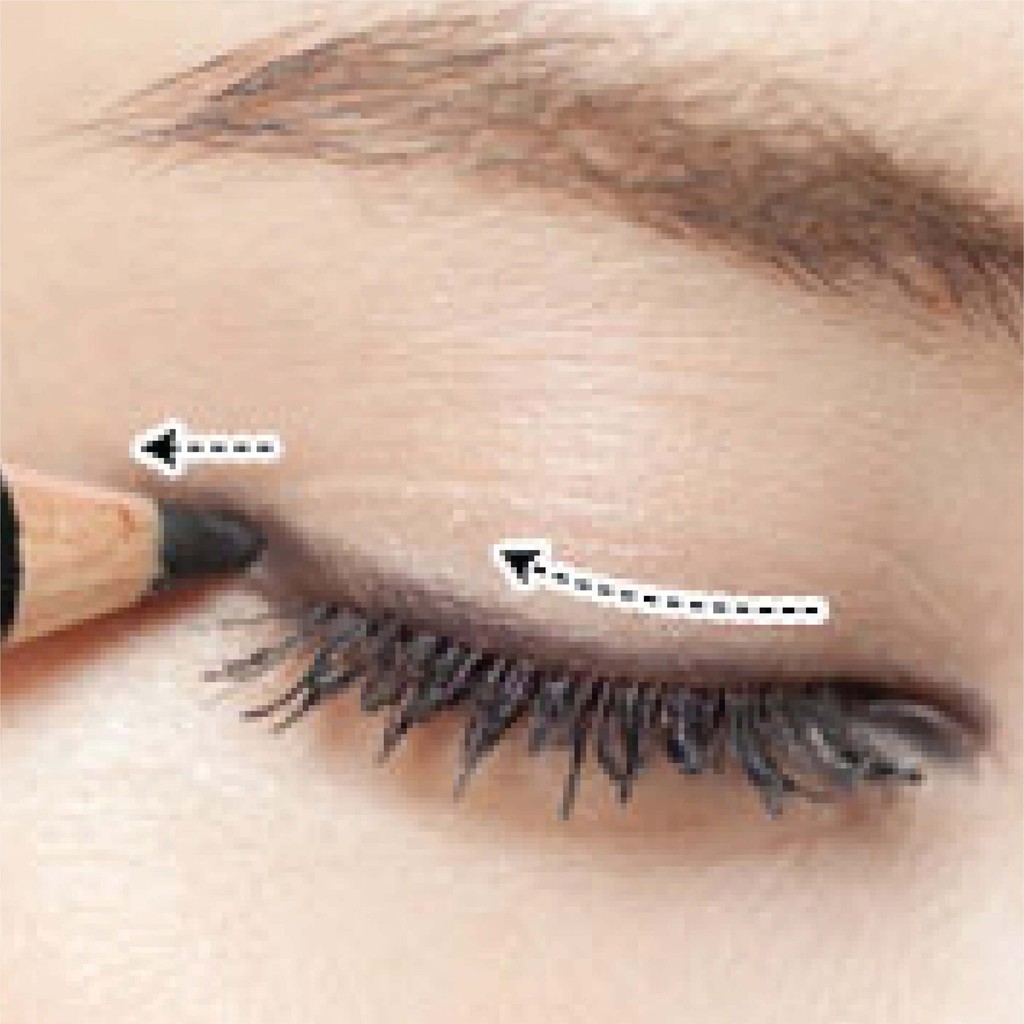 Bút chì kẻ mắt màu đen Beauskin Crystal Eyeliner Pencil Hàn quốc 5g/ Cây