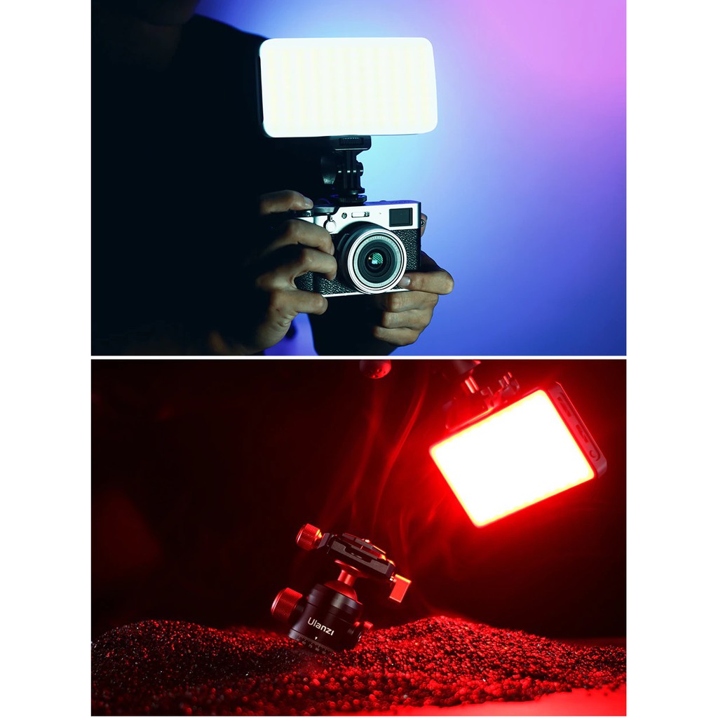 Đèn led video Ulanzi VIJIM VL196 RGB dùng cho chụp model, sản phẩm , quay phim, vlog, đèn background, hiệu ứng,...