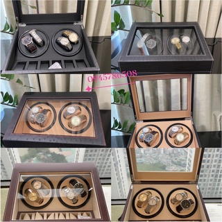 SALE SỐC💔Hộp Đựng Đồng Hồ Cơ 4 Xoay Và 6 Trưng Bày💔Da Cao Cấp