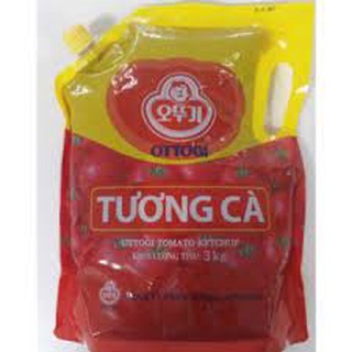 Tương cà chua 3kg túi to cho nhà hàng - 게찹