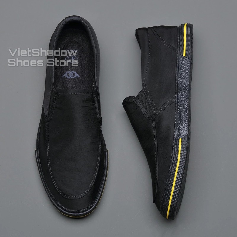 Slip on nam - Giày lười vải nam cao cấp thương hiệu BAODA - Vải polyester (gió) chống thấm 4 màu tuyệt đẹp - Mã 20062