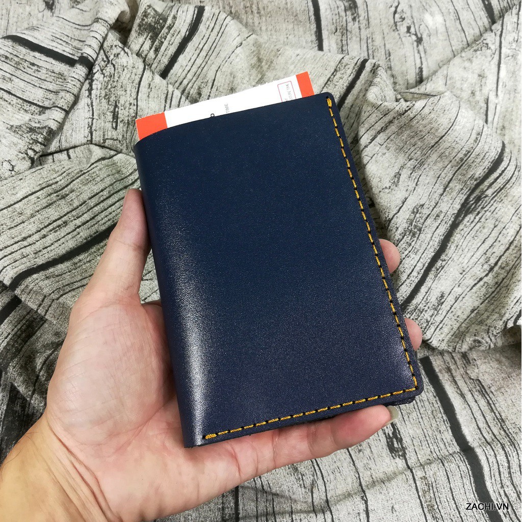 Passport cover, Ví đựng passport da bò, bao da đựng hộ chiếu da thật 100% handmade