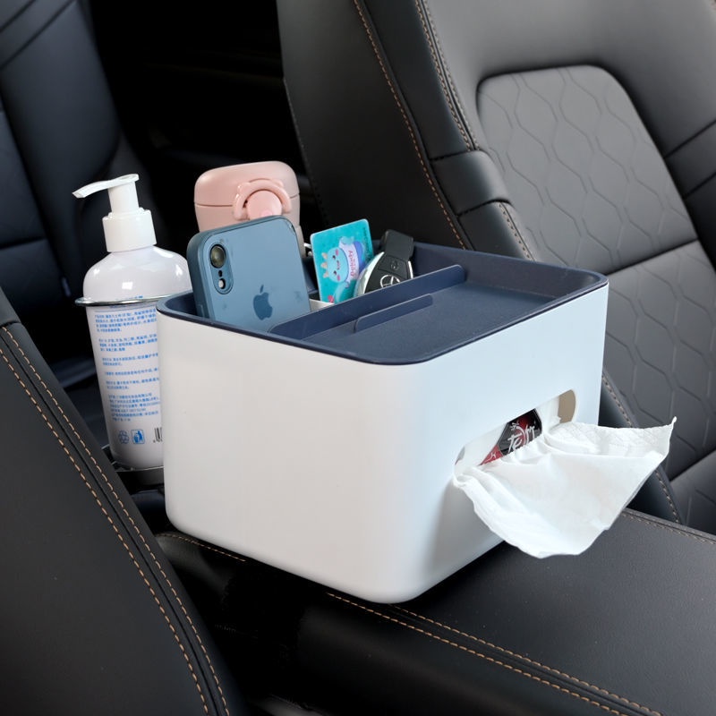 Hộp Đựng Đồ Dùng Đa Năng Gấp Gọn Gắn Chỗ Tỳ Tay Xe Hơi