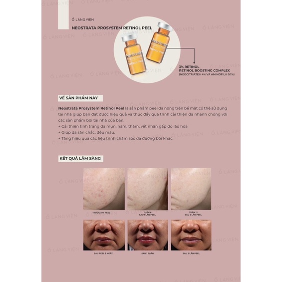 Thay da sinh học Peel Retinol Neostrata