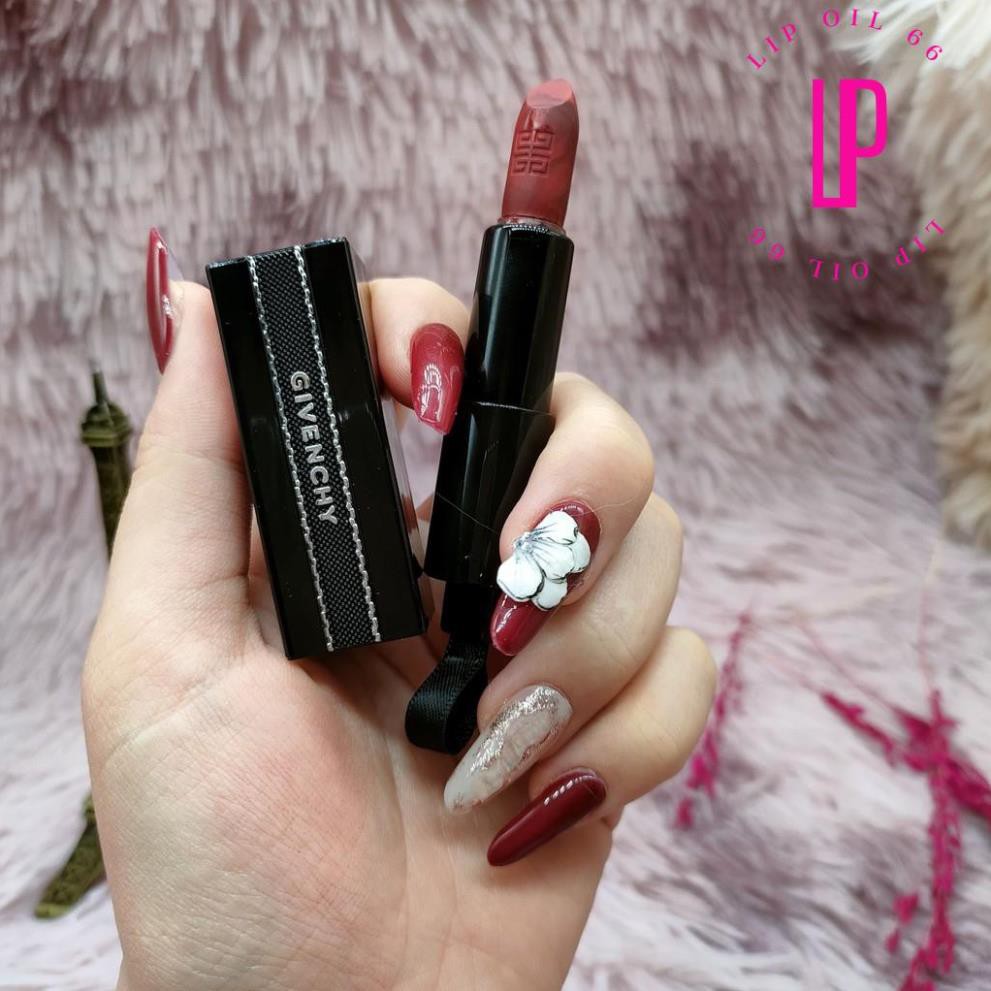 Son Givenchy Rouge Interdit Lipstick màu 25 Rouge Revelateur mini 1.5g | BigBuy360 - bigbuy360.vn