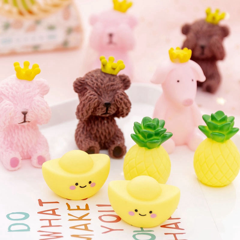 Gấu đồ chơi trang trí giảm căng thẳng xinh xắn