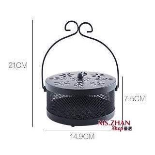 Khay Sắt Đựng Nhang Muỗi Chống Muỗi Có Nắp Đậy Tiện Dụng