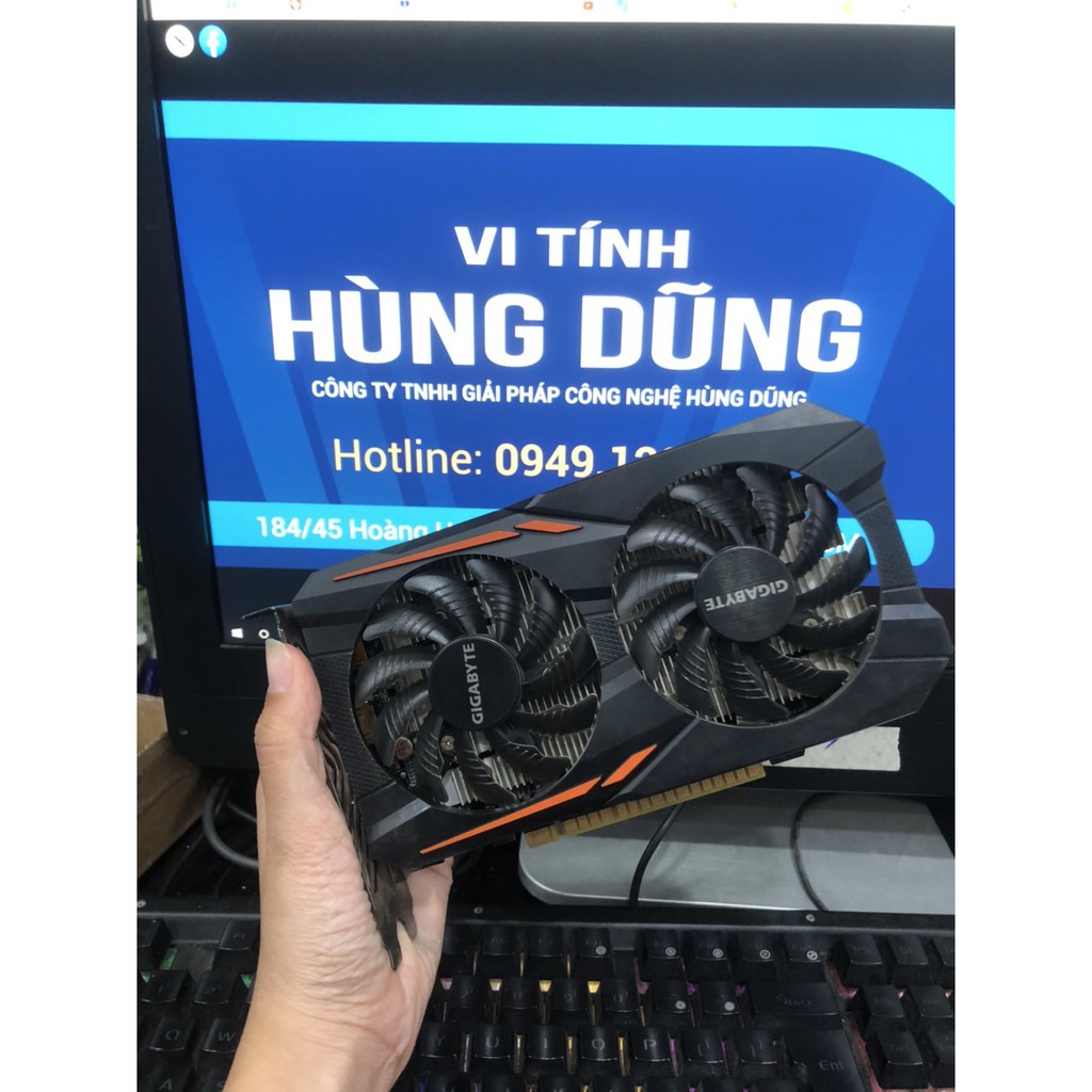 card màn hình, card đồ họa, VGA GTX1050 2GD5 các hiệu Asus, Zotac, MSi, Giga