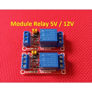 Module relay 5vdc và 12vdc 1 kênh high / low
